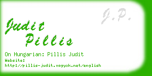 judit pillis business card